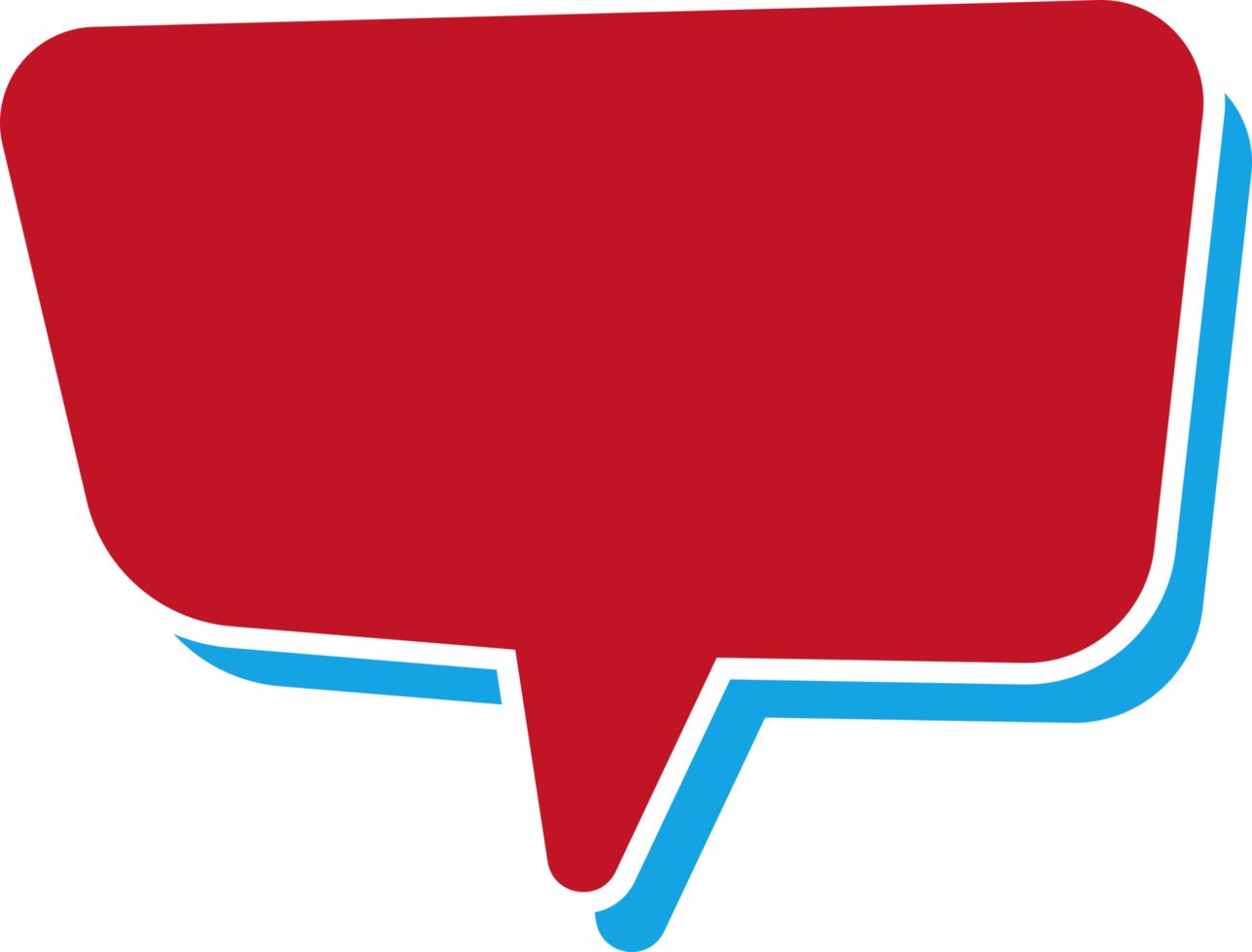 Modern speech bubble conversation symbol png
