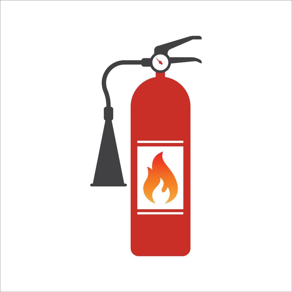 fuego extintor icono. fuego extintor símbolo. aparte icono. vector ilustración