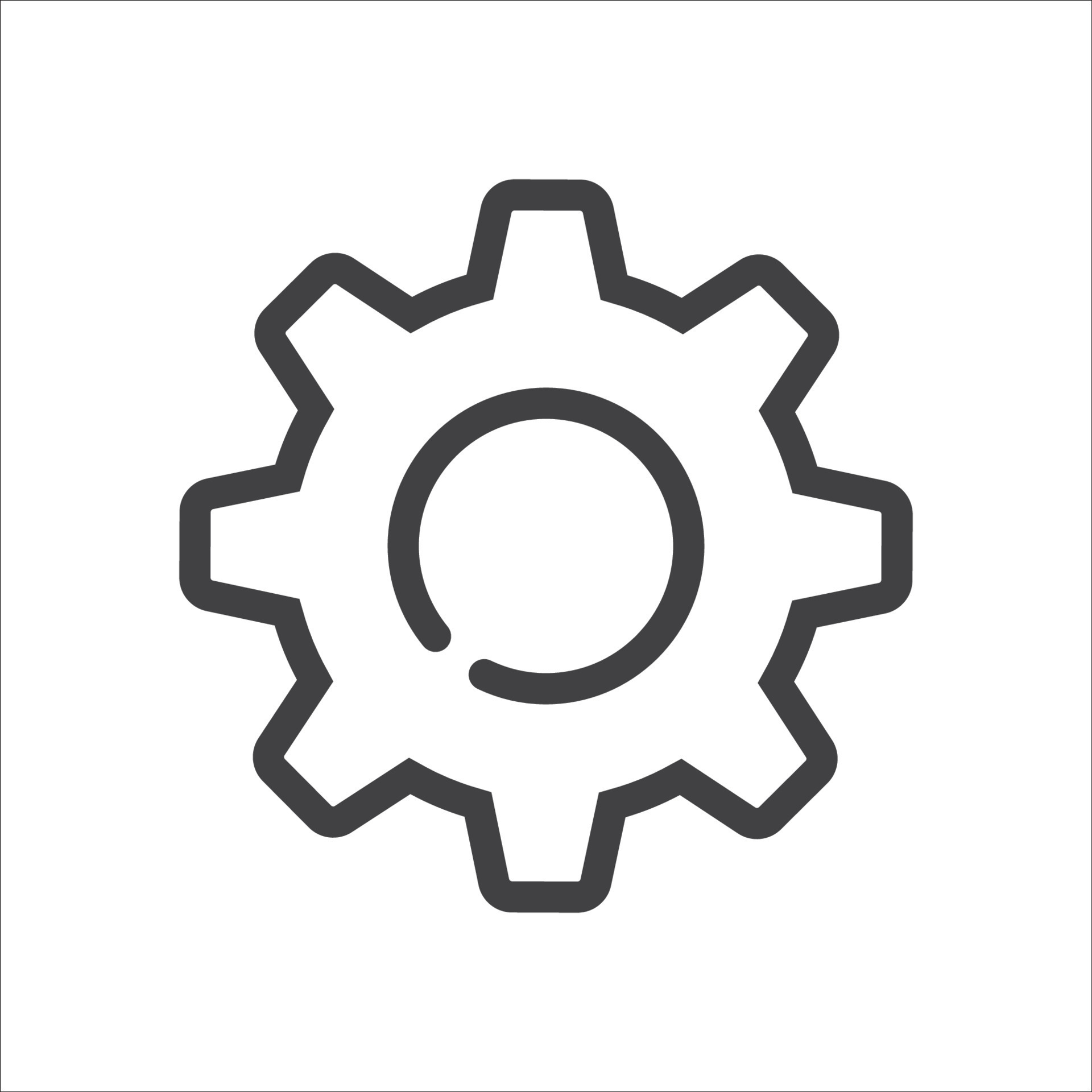 Gears RGB color icon. Mechanical engineering. Machine building,  constructing. Technology and industry. Symbol with abstract meaning.  Isolated vector illustration. Simple filled line drawing 4621055 Vector Art  at Vecteezy