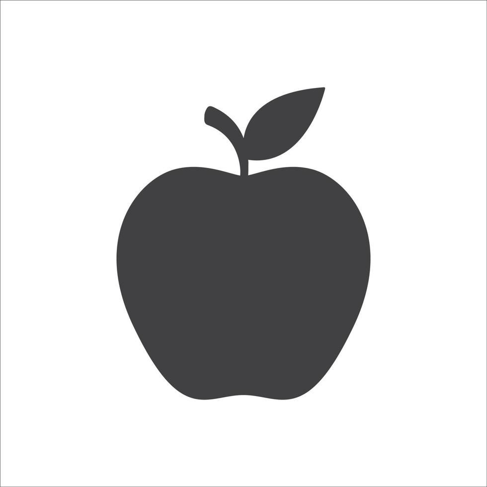 Apple Icon. Apple fruit Icon in trendy flat symbol. Apple Icon Vector illustration. Apple web icon. Vector illustration