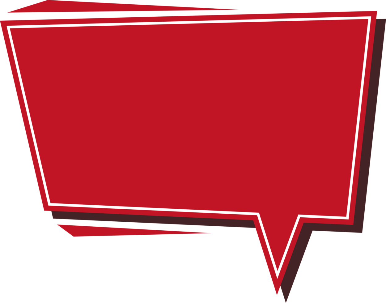 Modern speech bubble conversation symbol png
