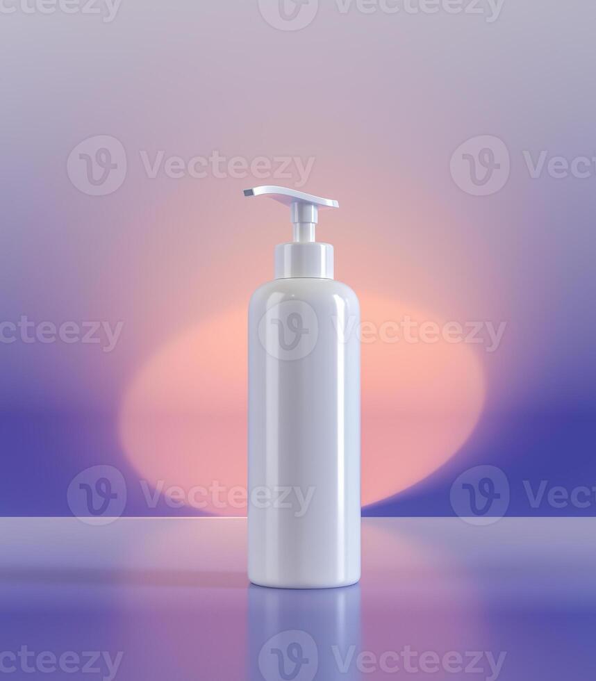 cosmetics on a colored background photo