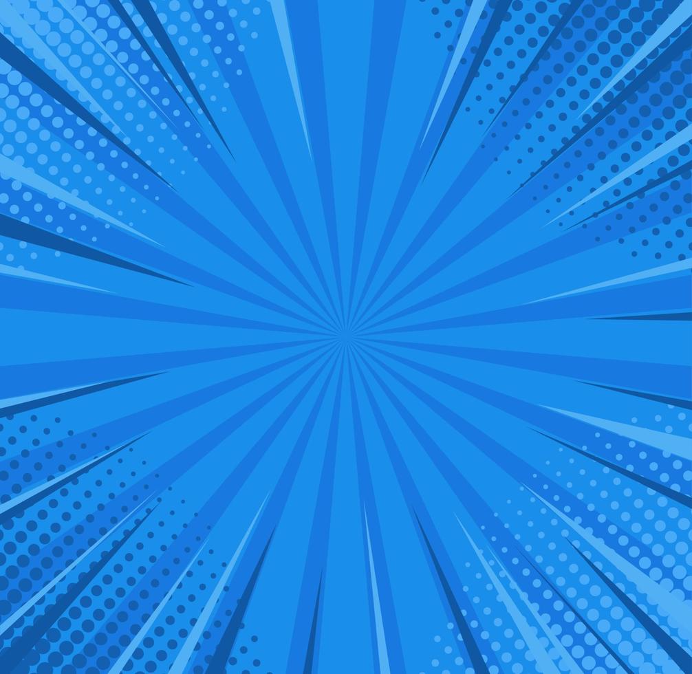 Retro Comic Style  Halftone Square Vector Background