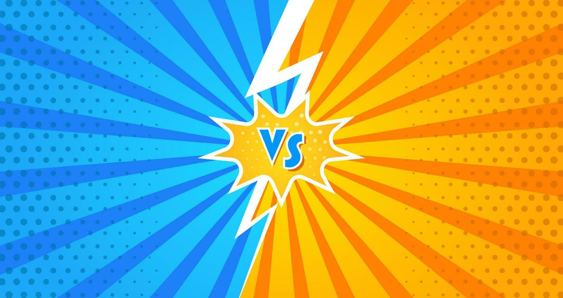 Versus Retro Elements Product Comparison Background Vector Illustration