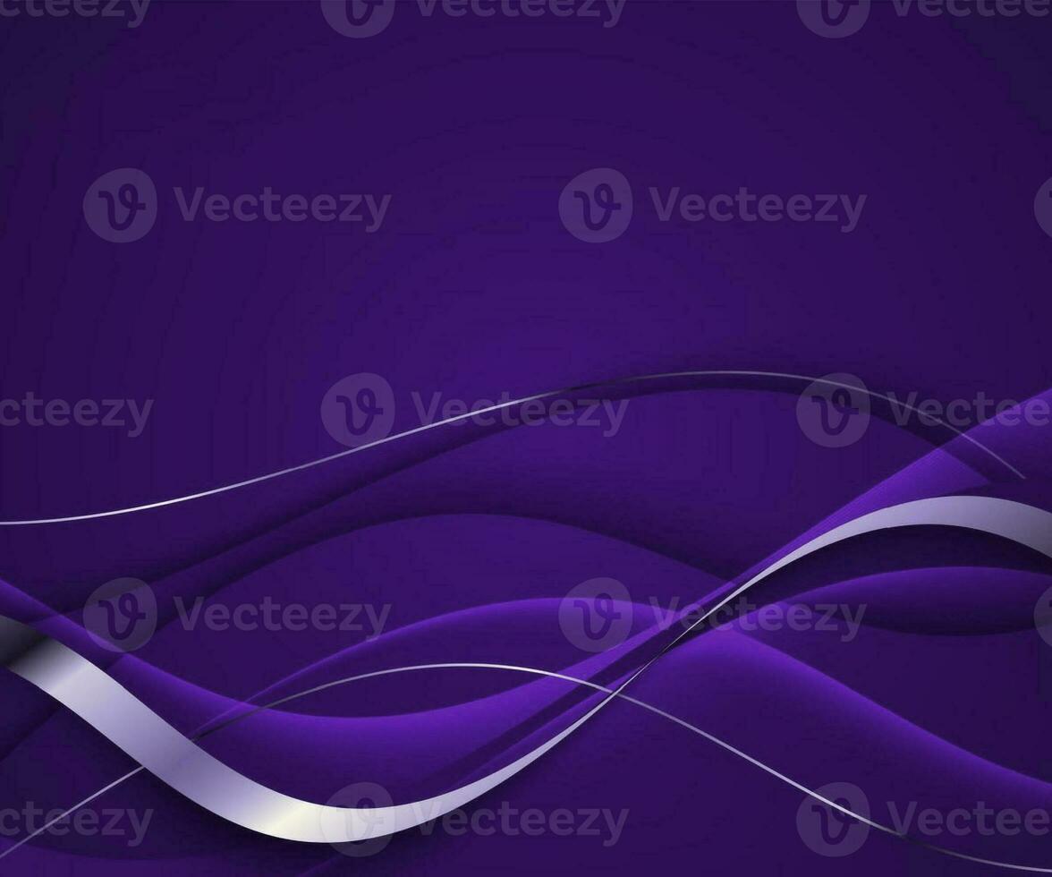 abstract template blue and purple grey metallic background with gold lines curved wavy with copy space for text luxury style photo