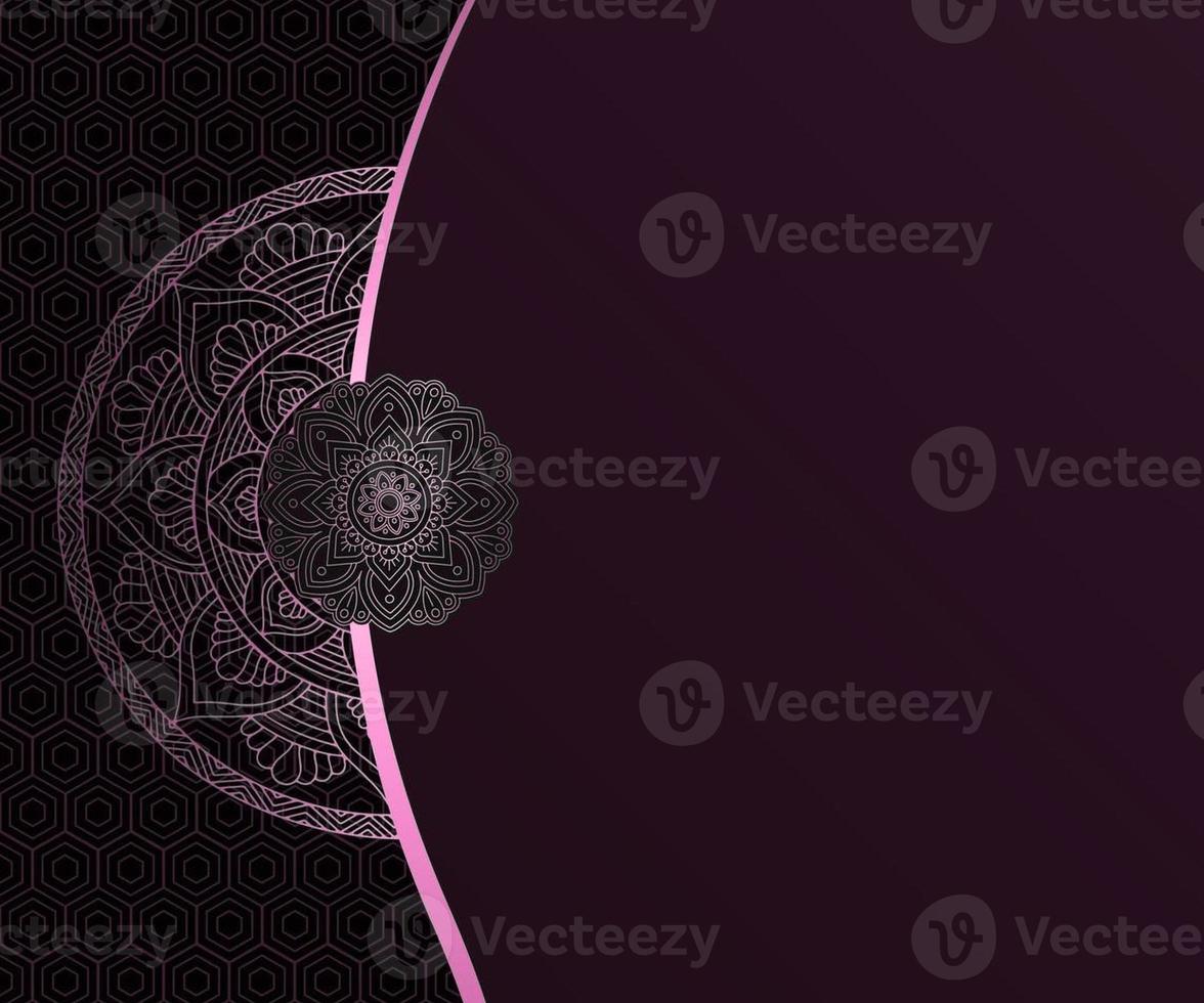 rangoli pink magenta brown red luxury mandala background with arabesque pattern arabic islamic east style ramadan style decorative mandala for print poster cover brochure flyer banner free photo