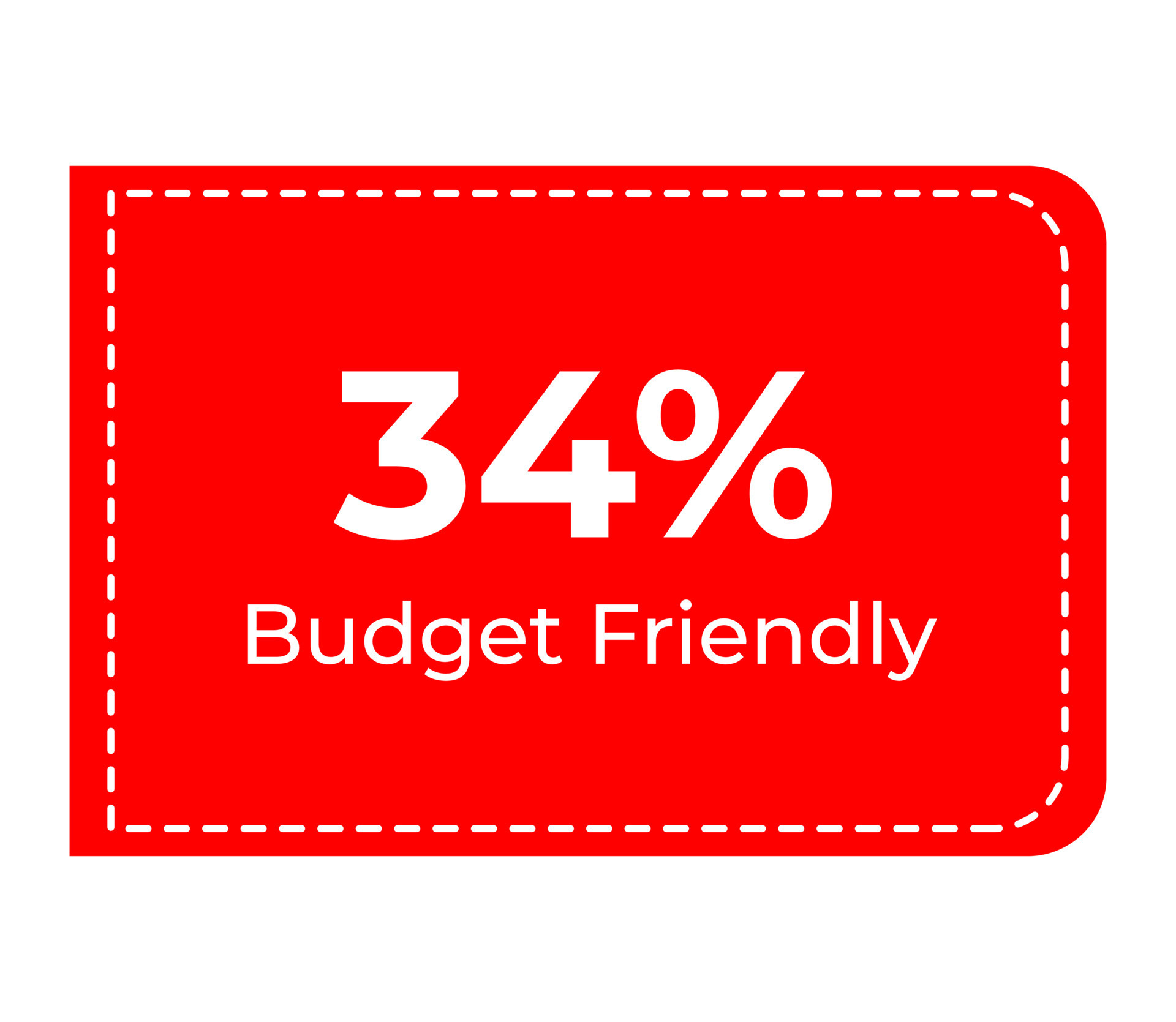 34 Percent Budget Friendly Sign Tag Warning Banner Vector Art 34-percent-budget-friendly-sign-tag-warning-banner-vector-art