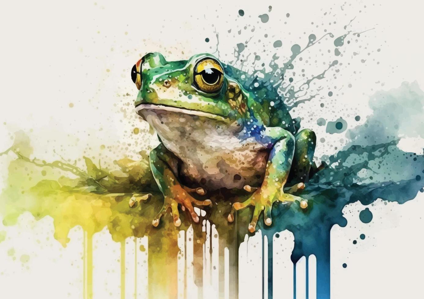 From playful and fun to peaceful and serene, these watercolor vector designs of frogs offer something for everyone