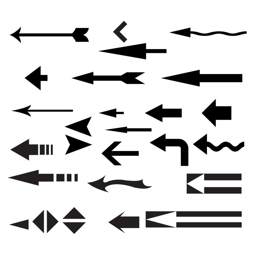 Set arrow icons. Arrow icon. Arrow vector collection
