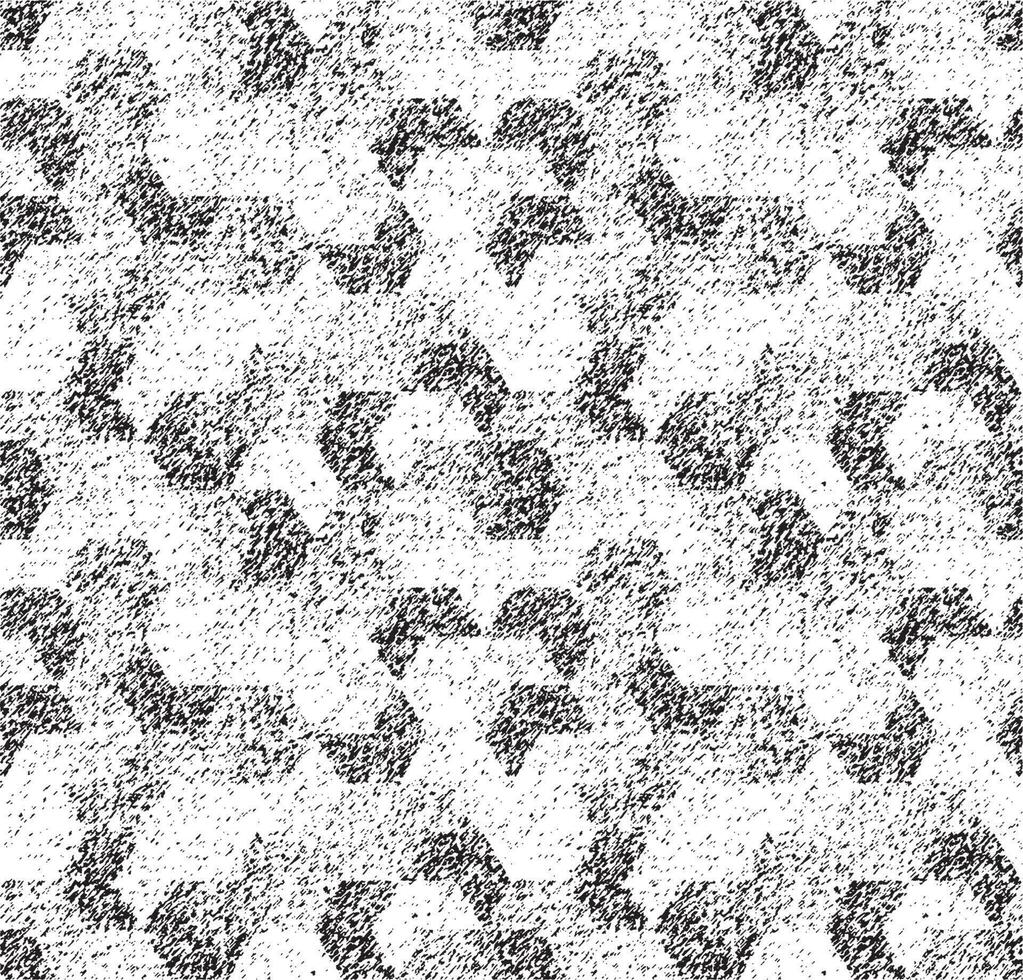 Grunge arrow seamless pattern. Endless background of geometric shapes. vector