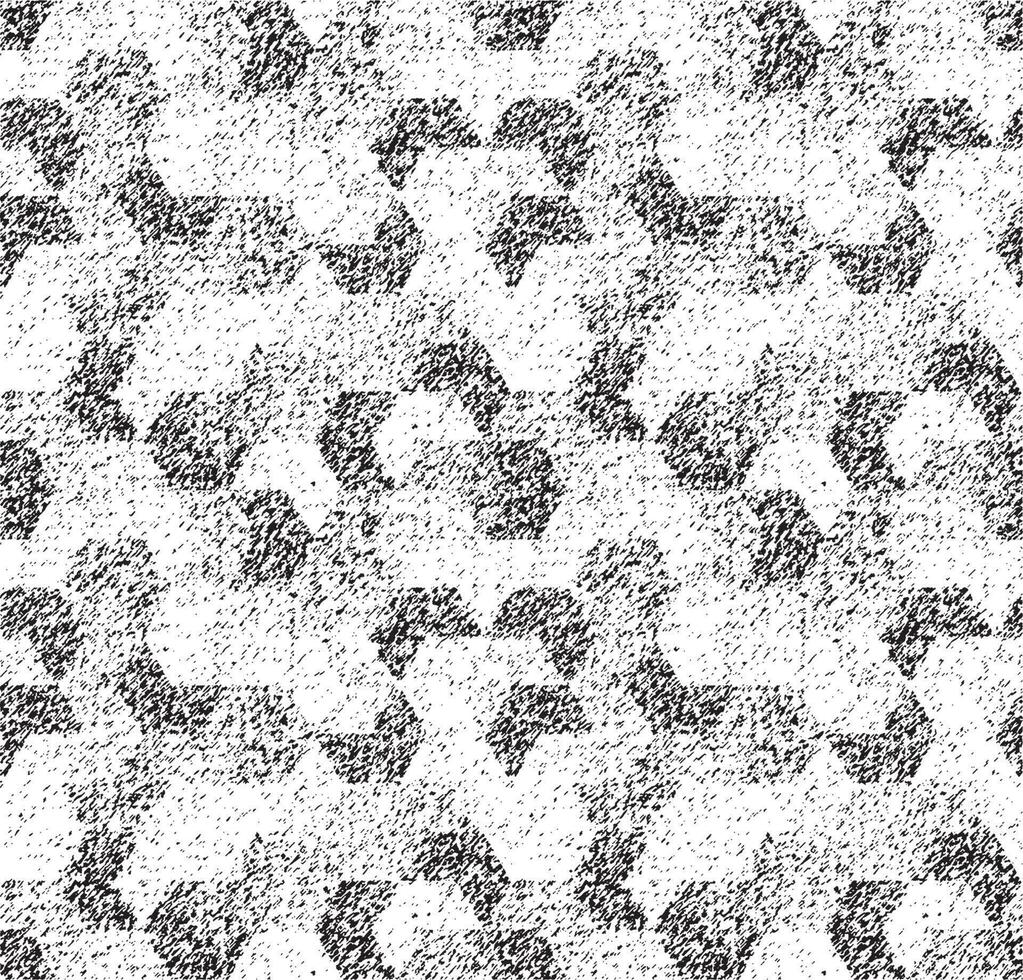 Grunge arrow seamless pattern. Endless background of geometric shapes. vector