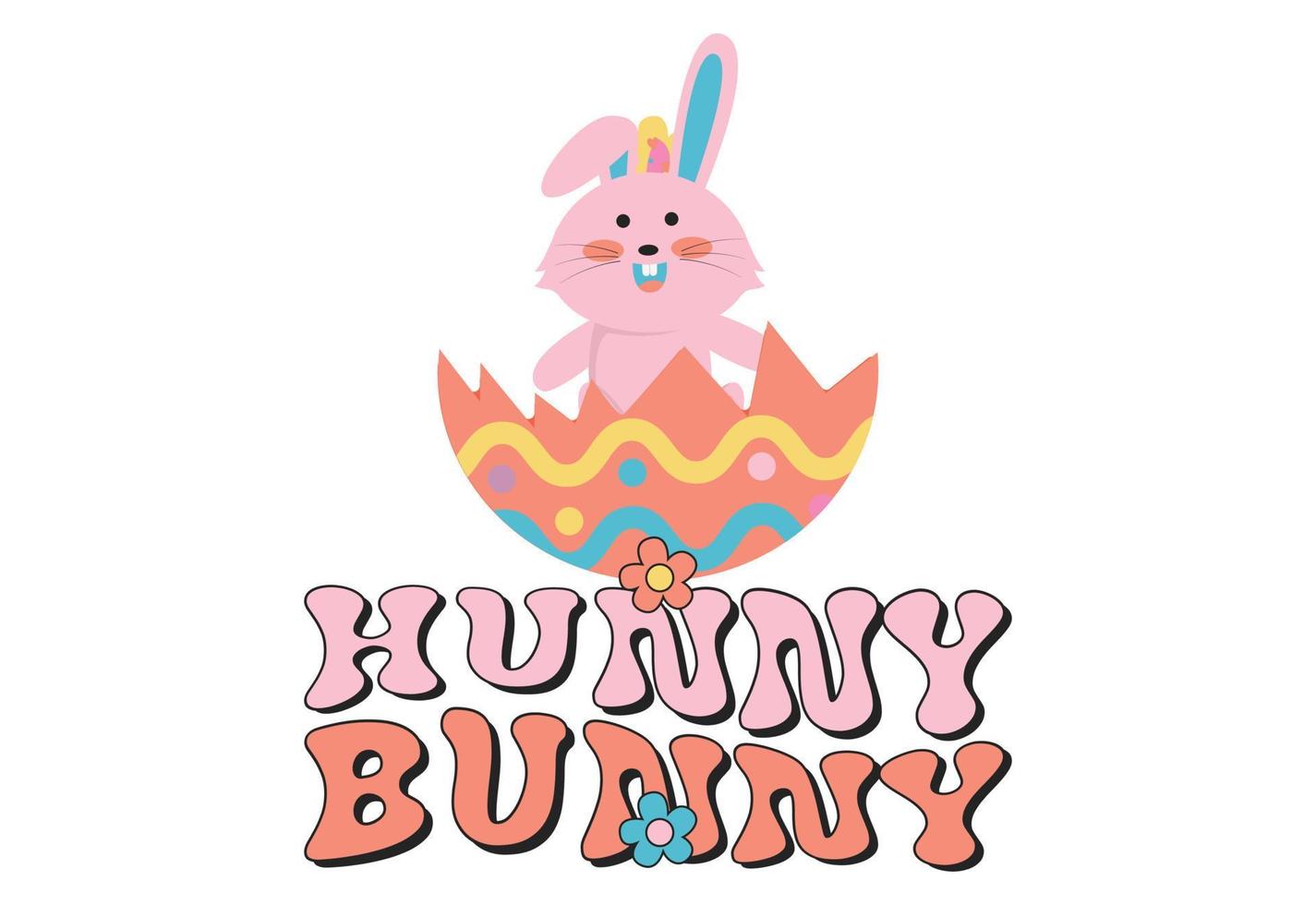 Hunny Bunny, Happy Easter Bunny vector