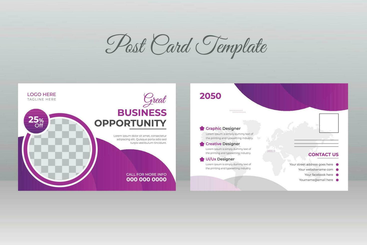 Corporate Business Template Design vector