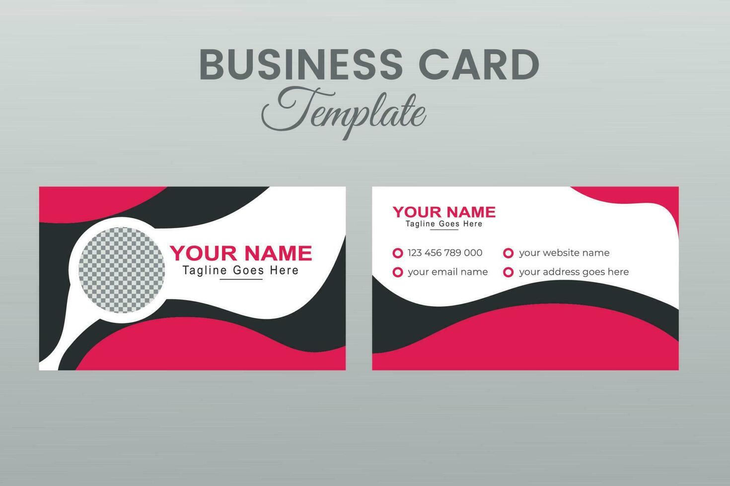 Business Card Template vector