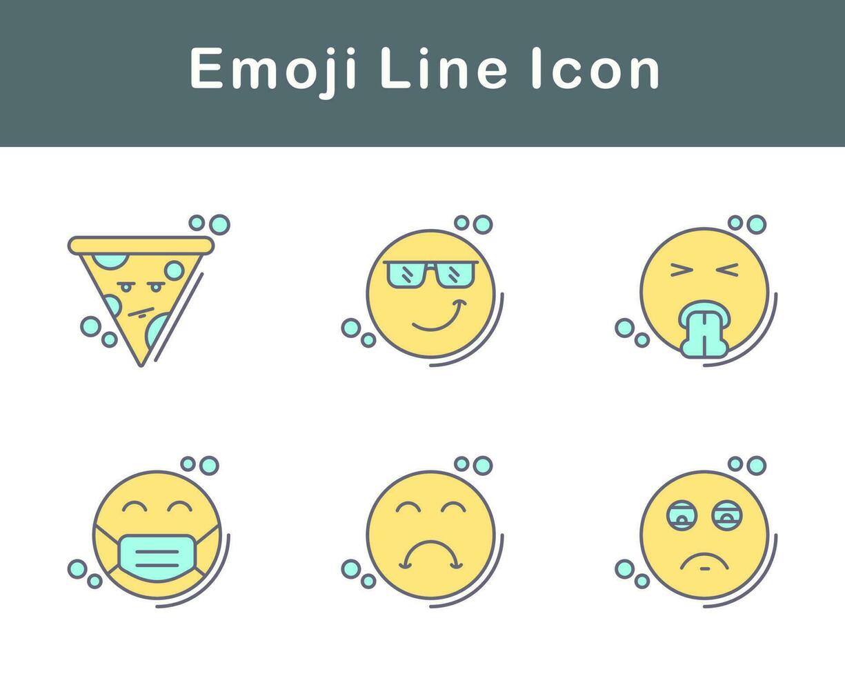 emoji vector icono conjunto