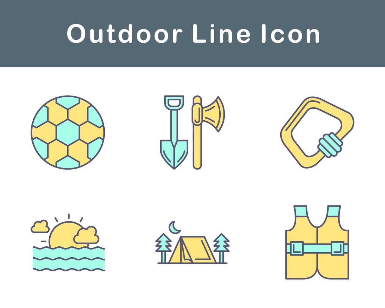 Outdoor Vector Icon Set