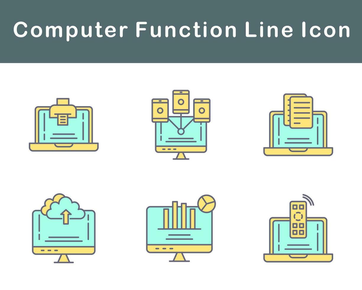 Computer Function Vector Icon Set 20642889 Vector Art at Vecteezy