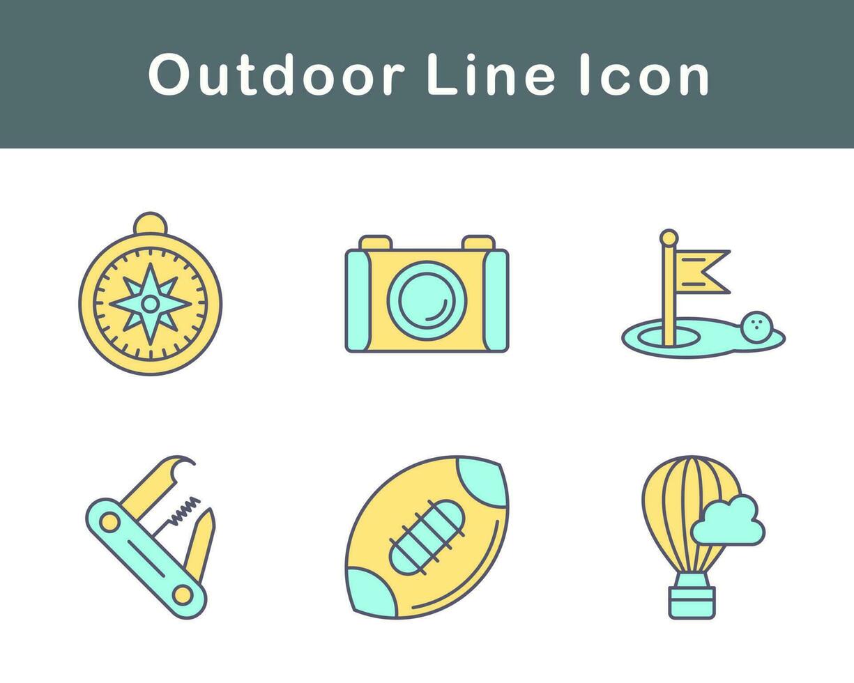 Outdoor Vector Icon Set