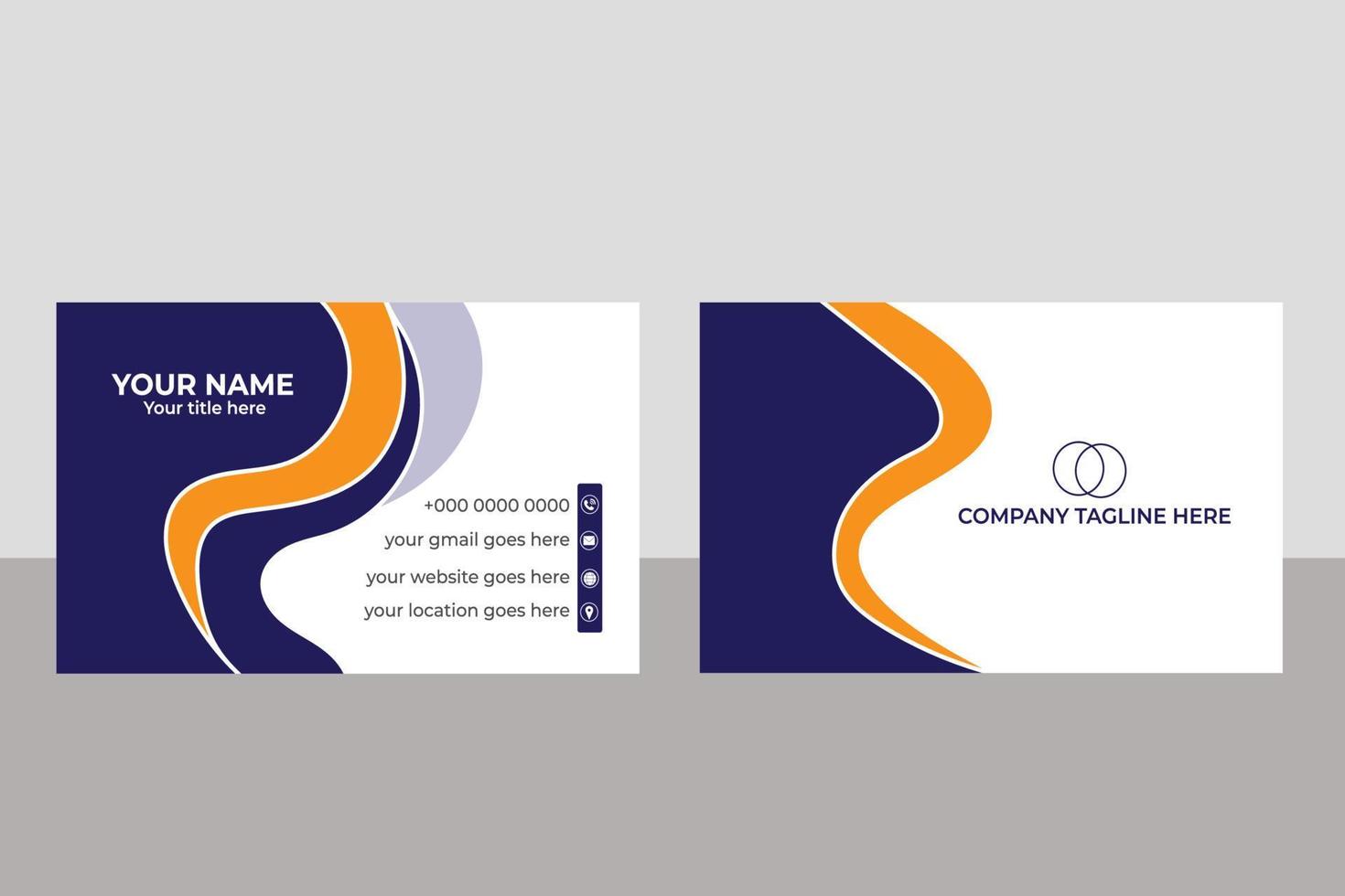 Business Postcard Design vector