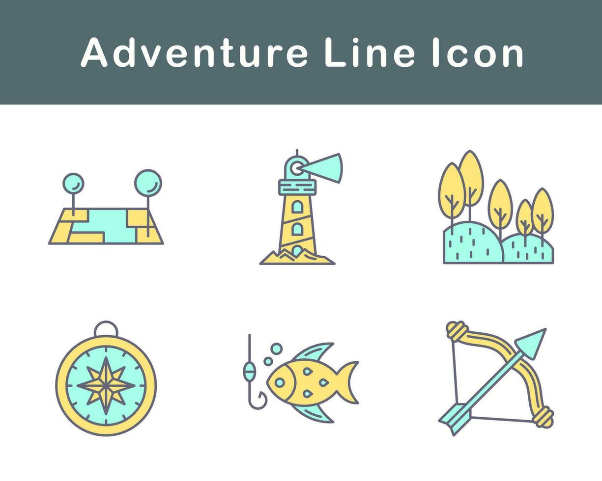 Adventure Vector Icon Set