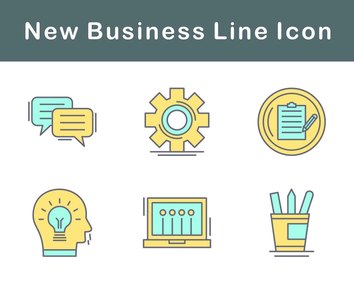 New Business Vector Icon Set