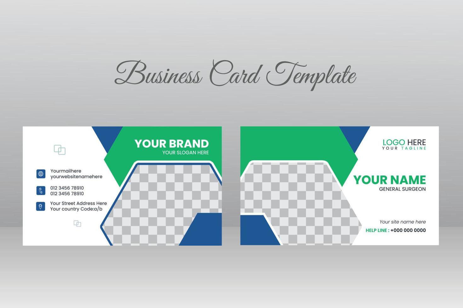 Business Post Card vector