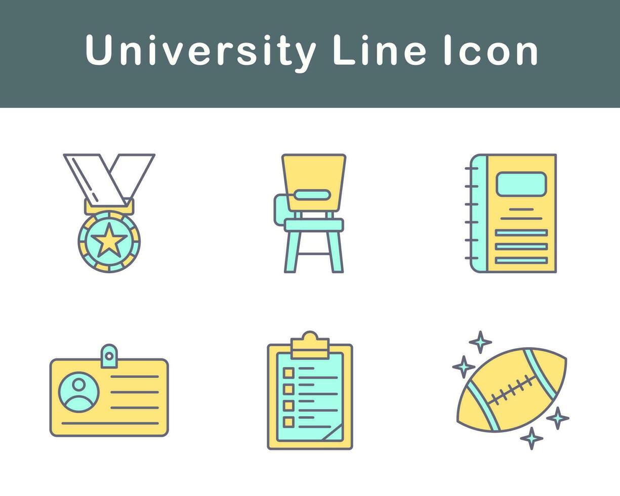 university Vector Icon Set