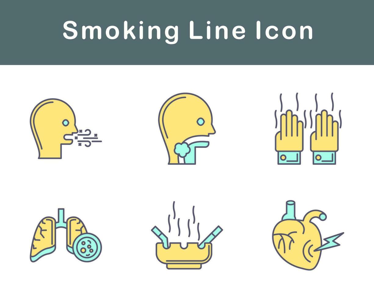Smoking Vector Icon Set