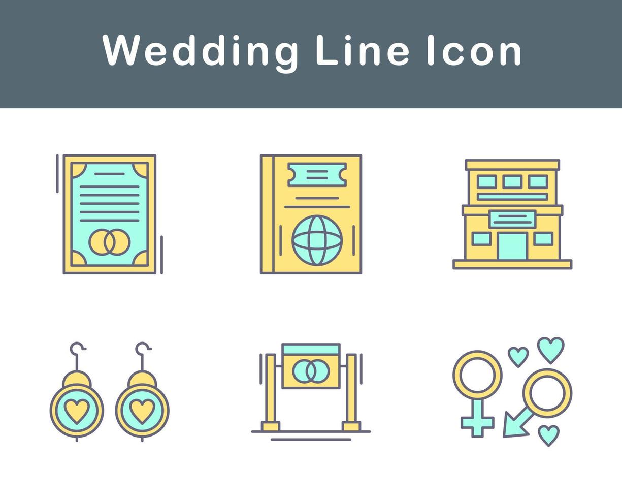 Wedding Vector Icon Set