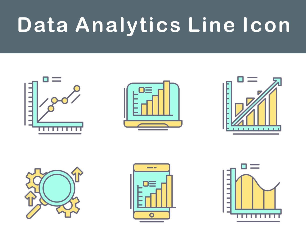 Data Analytics Vector Icon Set 20643241 Vector Art at Vecteezy