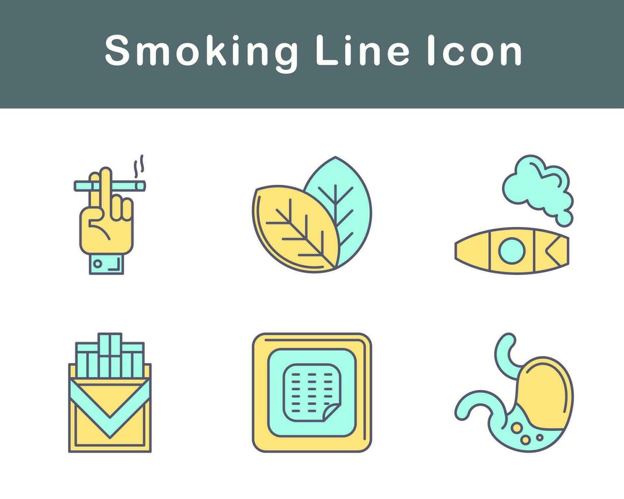 Smoking Vector Icon Set