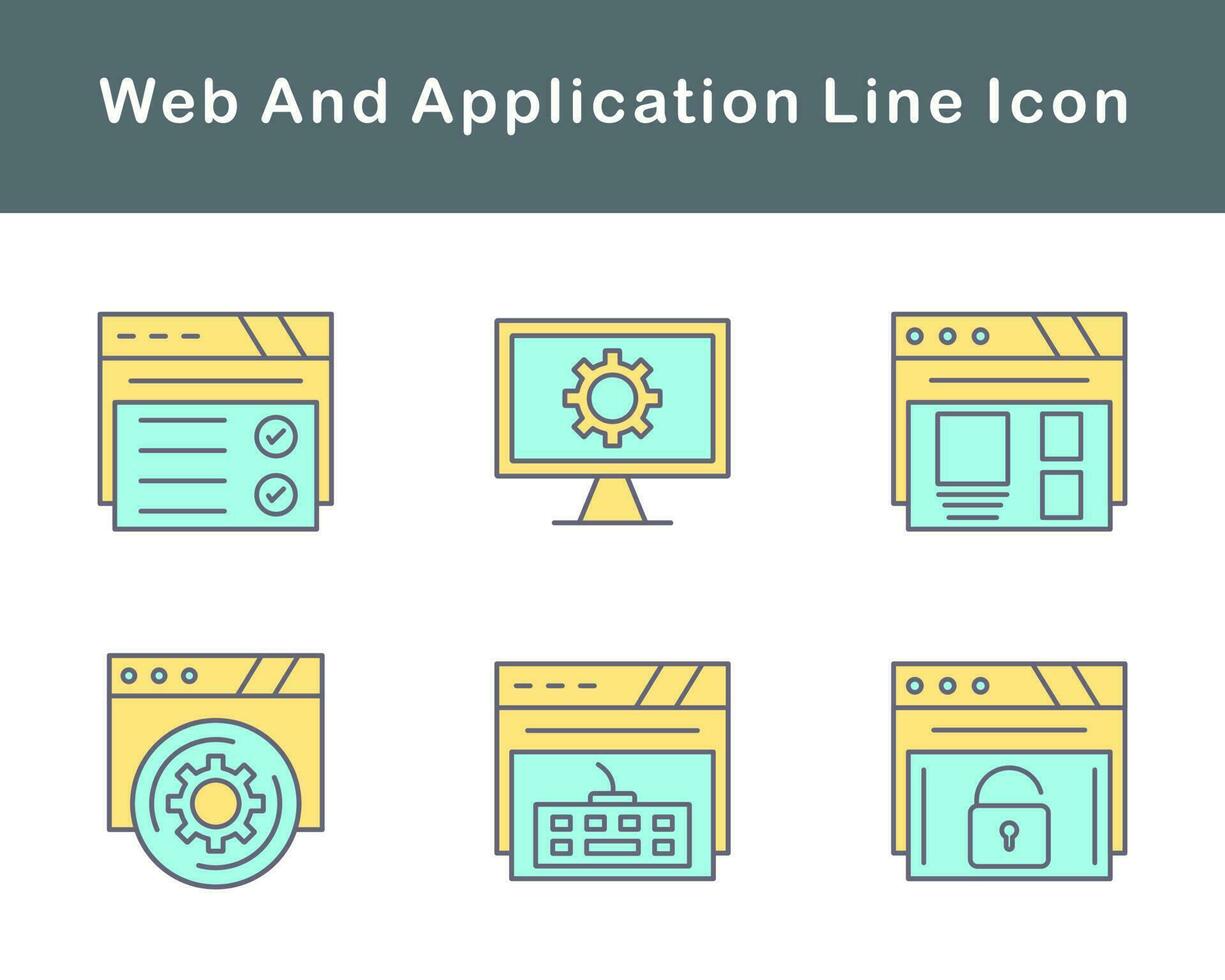 Web And Application Vector Icon Set