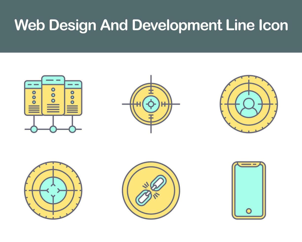 Web Design And Development Vector Icon Set