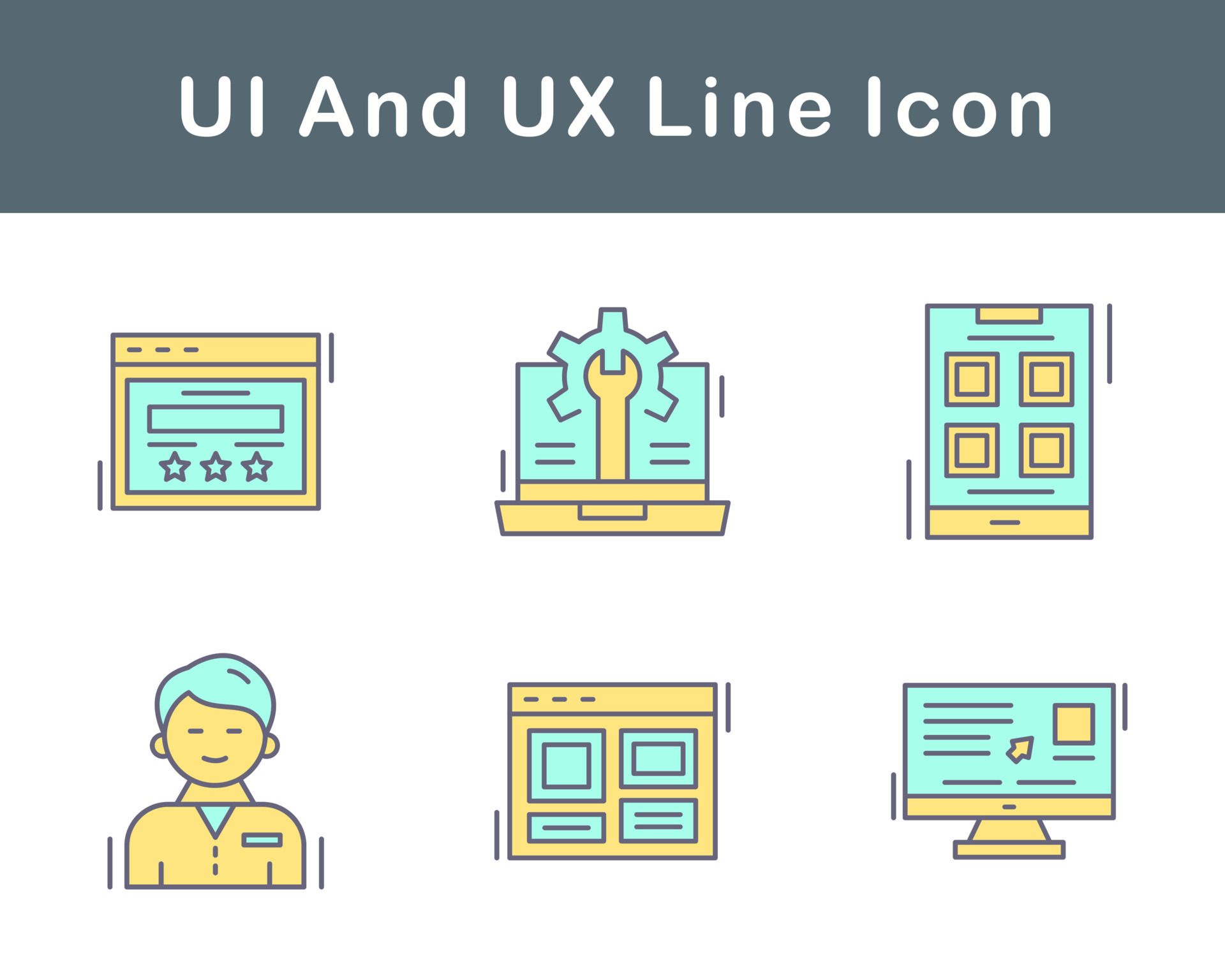 UI And UX Vector Icon Set 20643301 Vector Art at Vecteezy