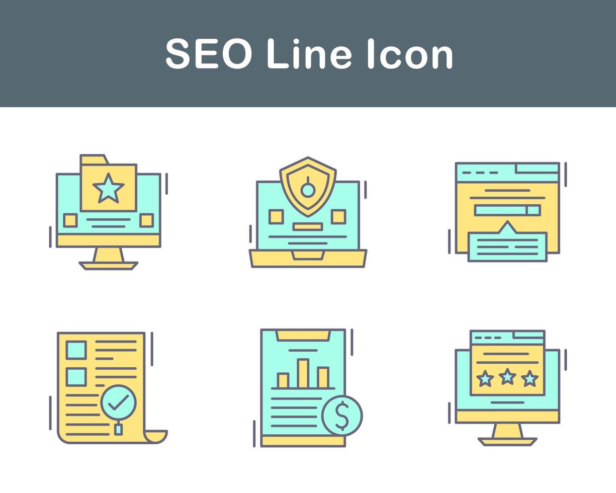 SEO Vector Icon Set