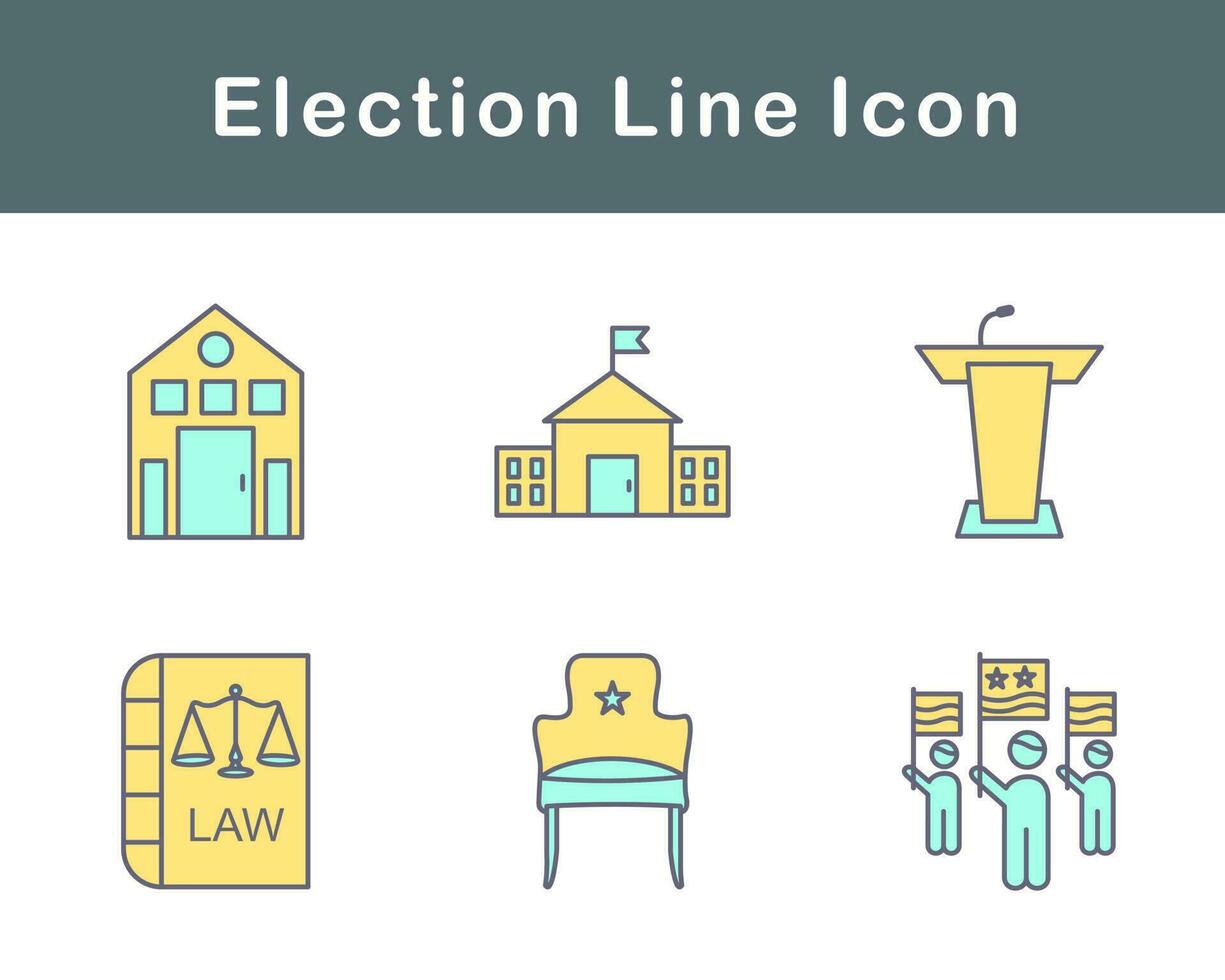 Election Vector Icon Set