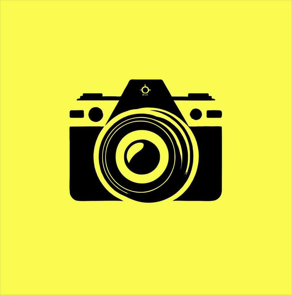Camera photography logo. Abstract camera icon vector design template. camera illustration