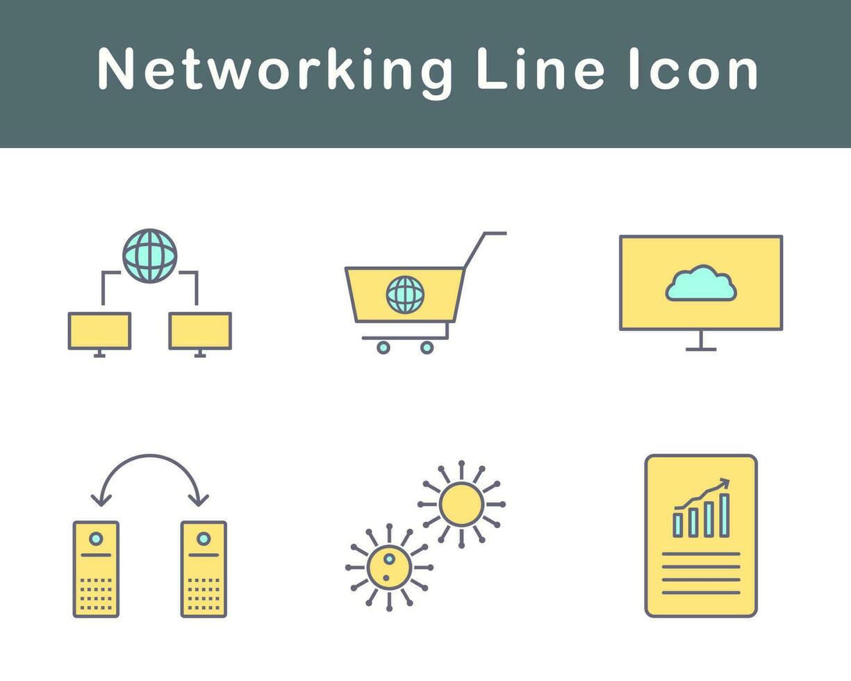 Networking Vector Icon Set