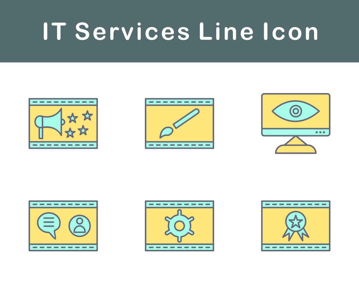 IT Services Vector Icon Set