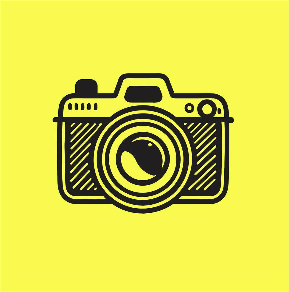Camera photography logo. Abstract camera icon vector design template. camera illustration