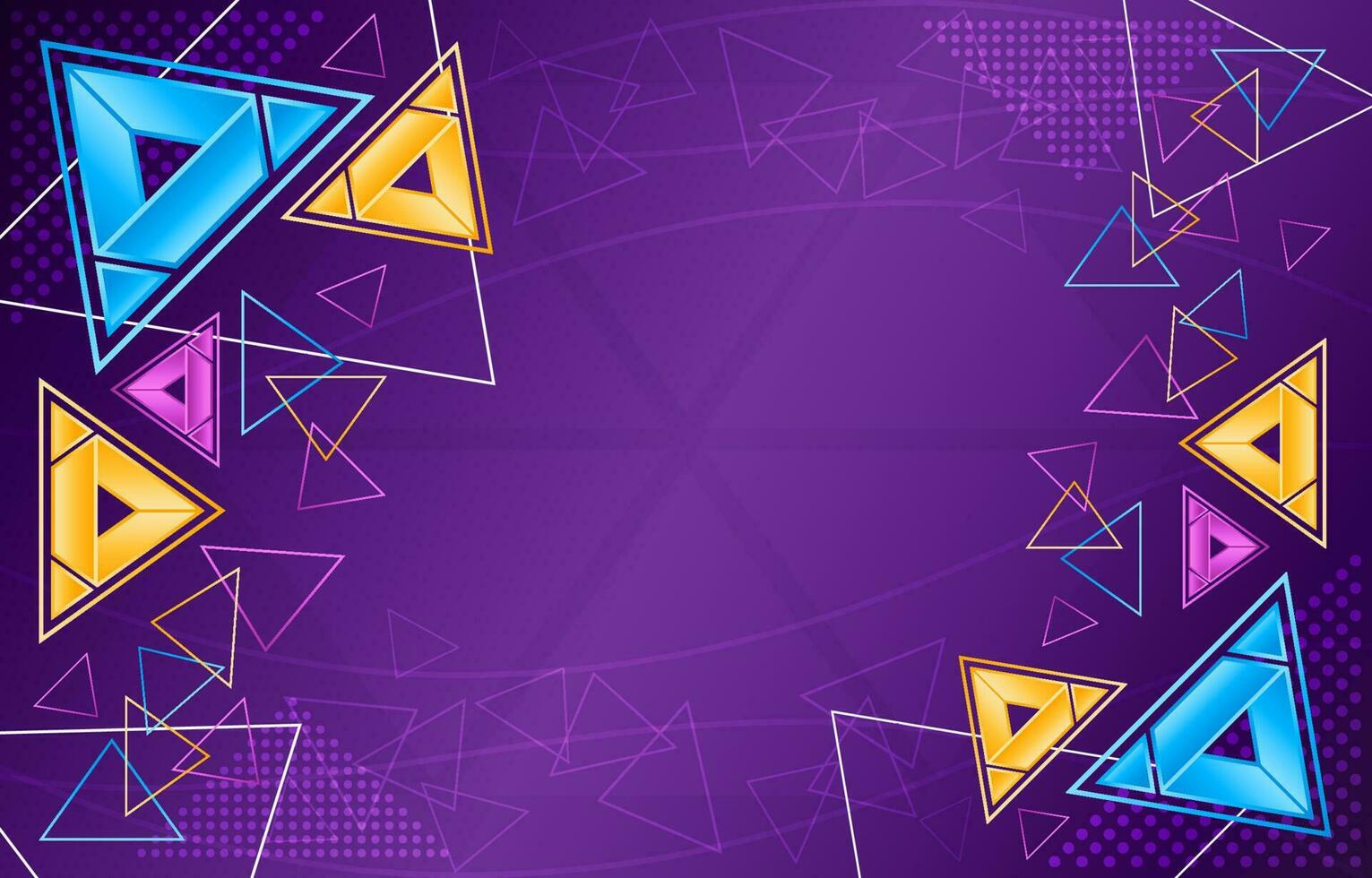 Colourful Triangular Abstract Background vector