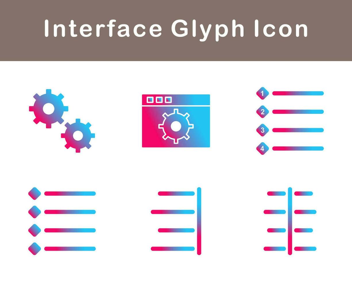 Interface Vector Icon Set