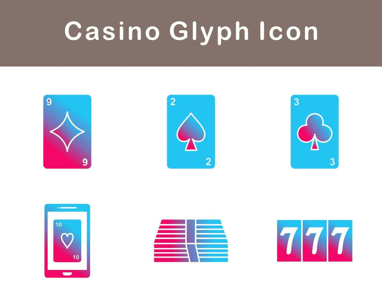 Casino Vector Icon Set