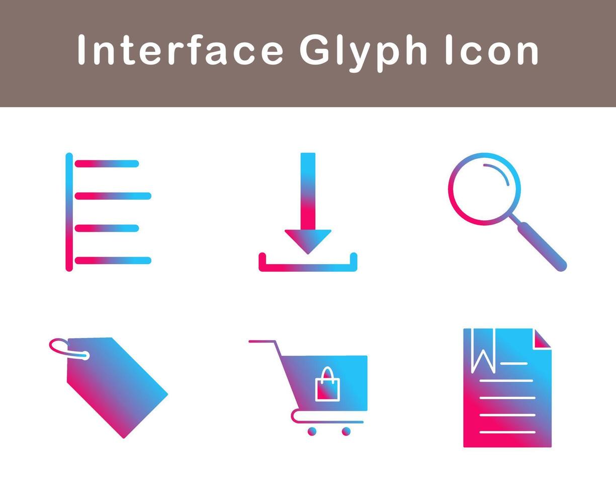 Interface Vector Icon Set