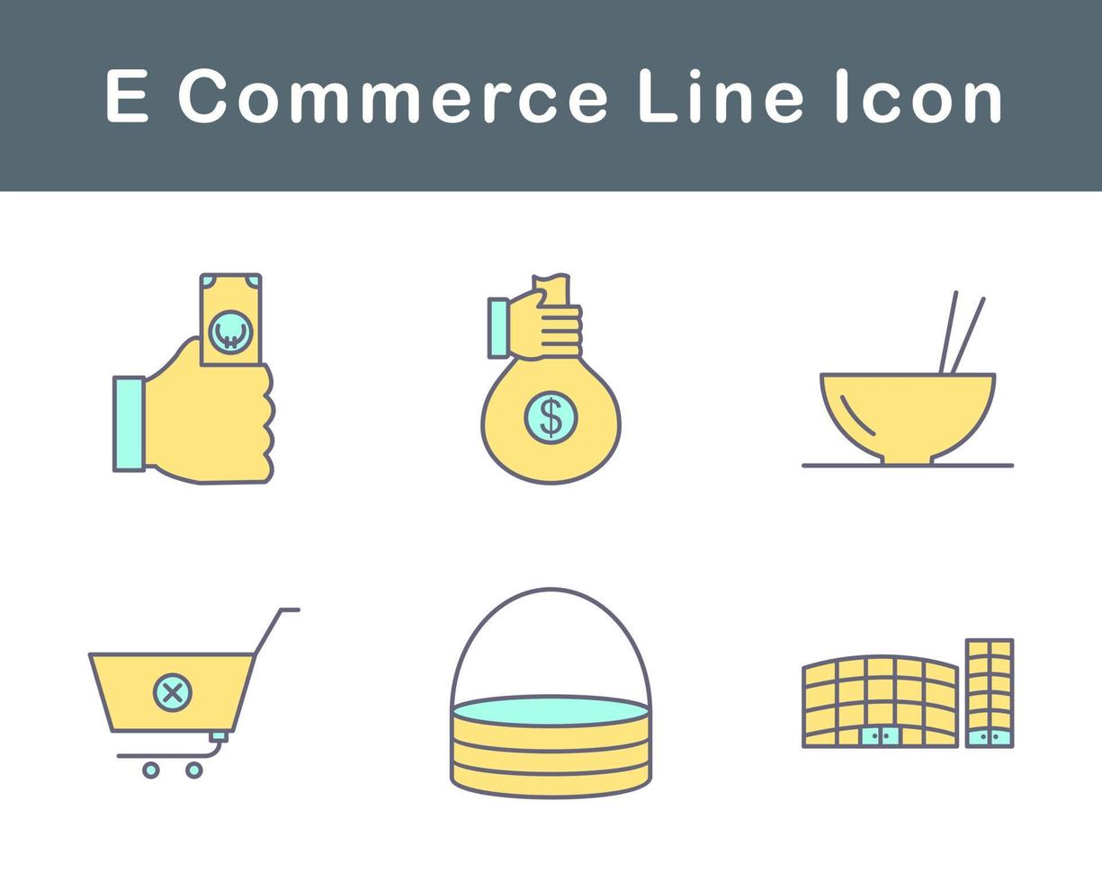 E Commerce Vector Icon Set