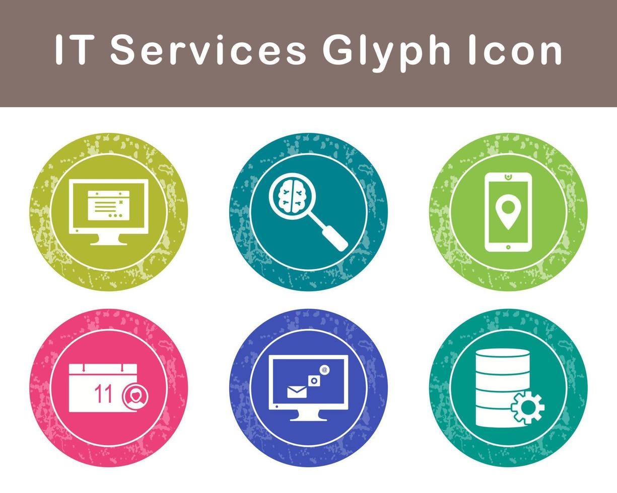 IT Services Vector Icon Set