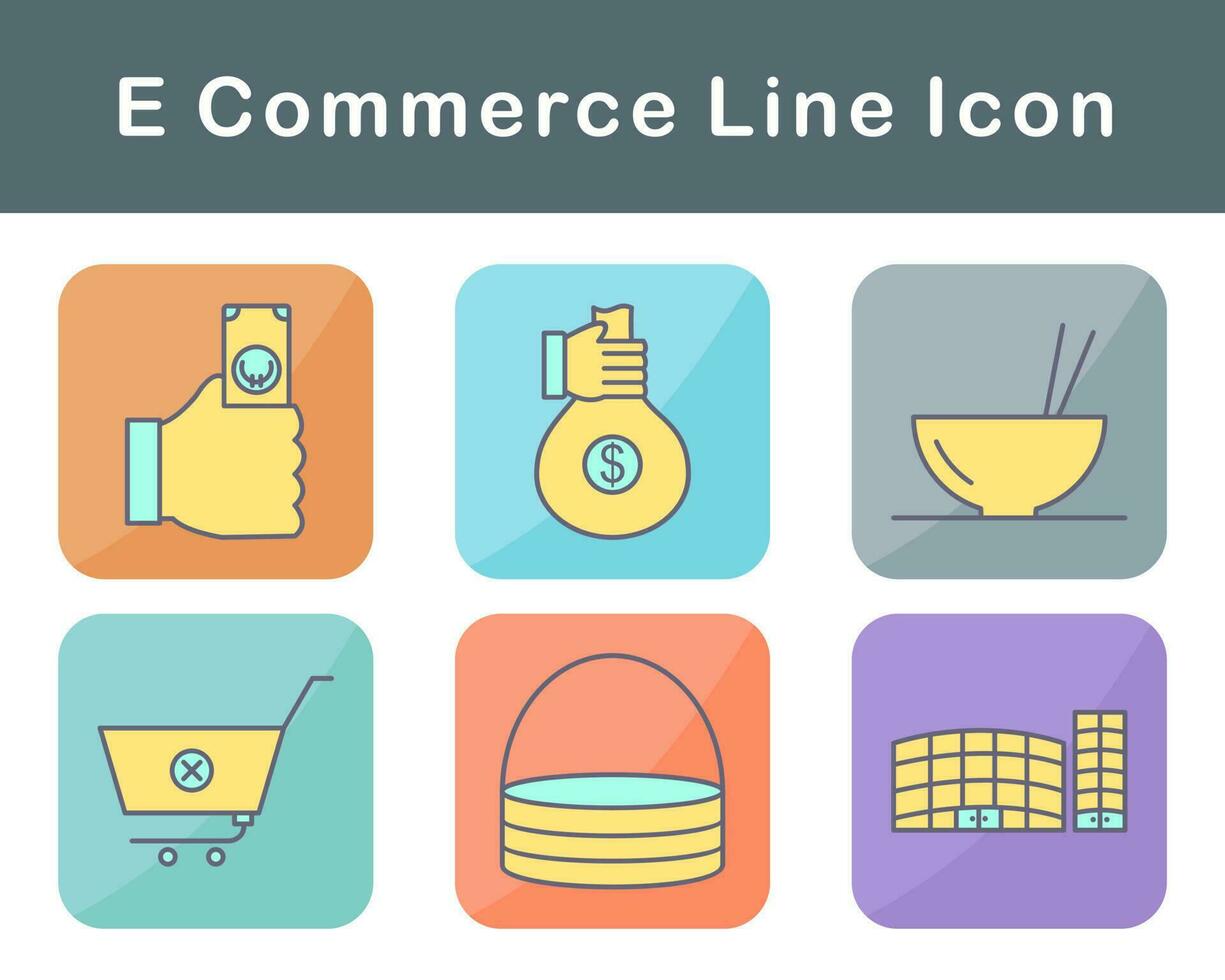 E Commerce Vector Icon Set