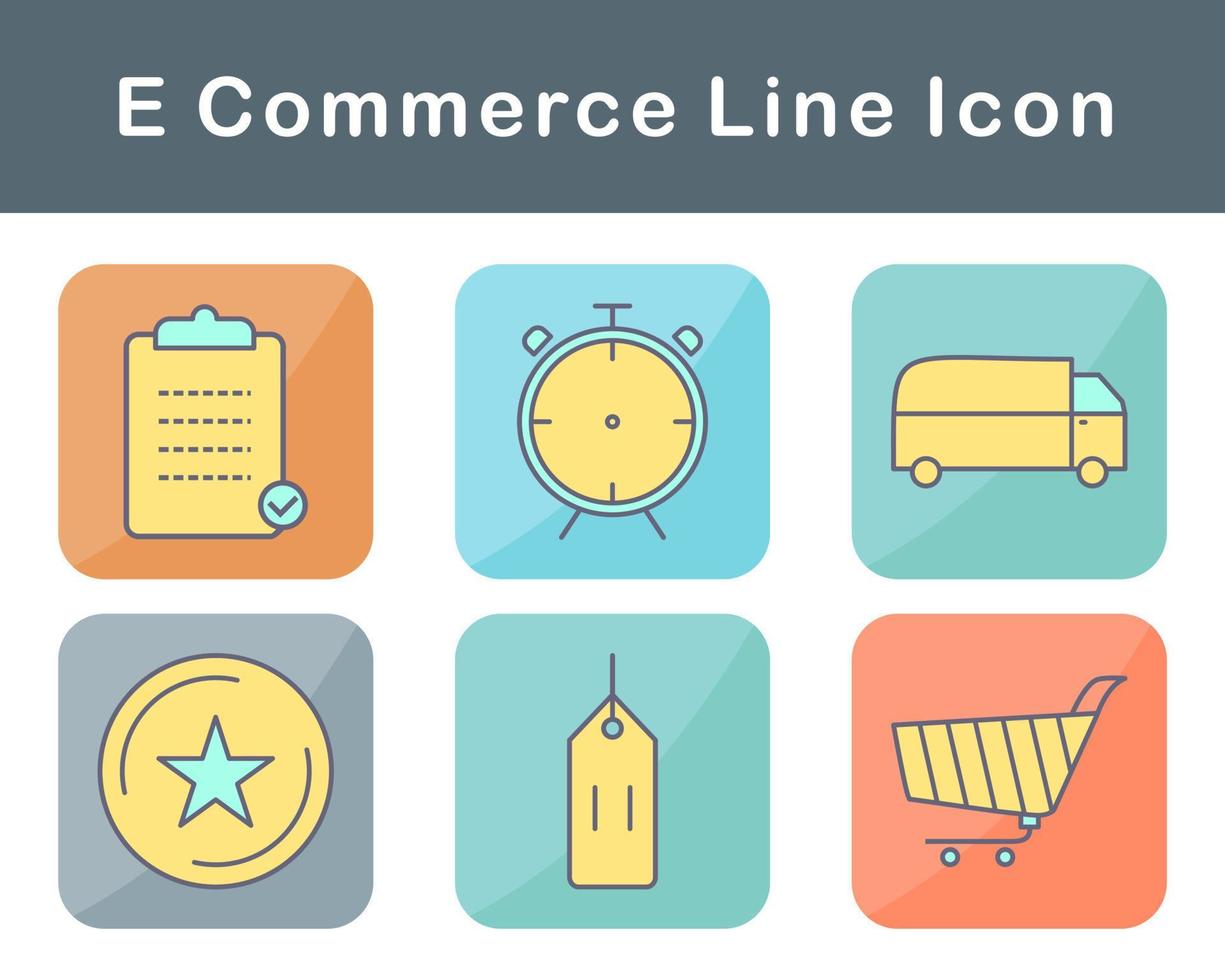 E Commerce Vector Icon Set