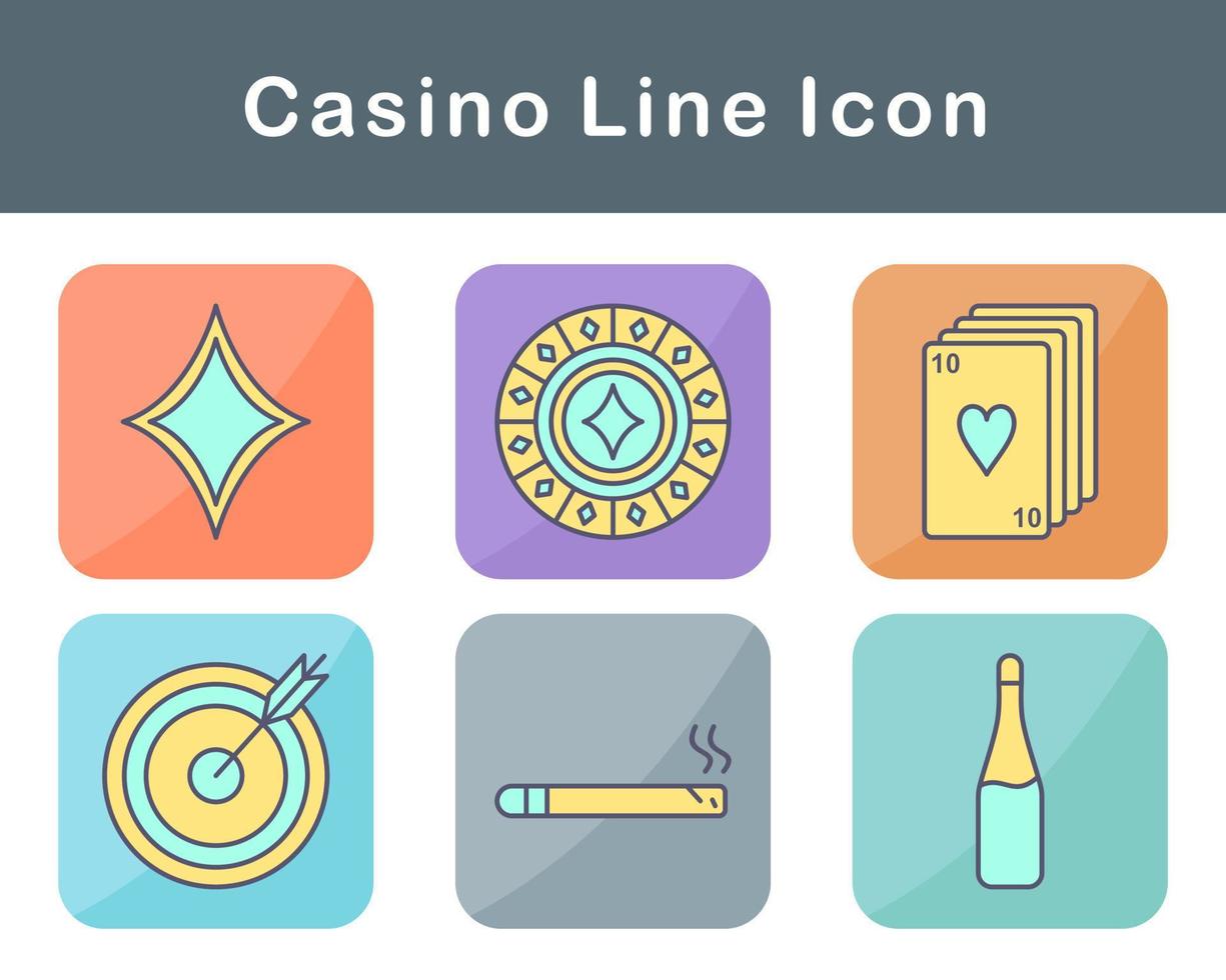 Casino Vector Icon Set