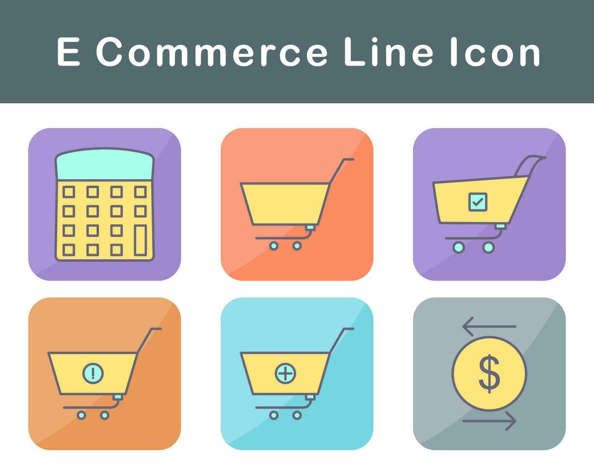 E Commerce Vector Icon Set